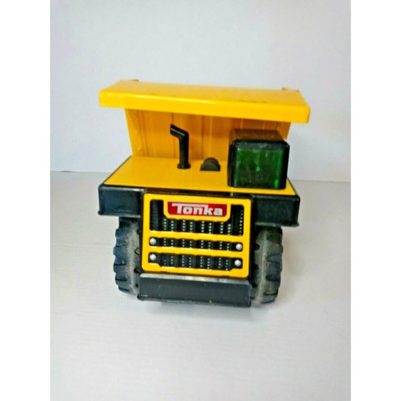Vintage HASBRO TONKA DUMP TRUCK 4000 Xmb 975 STEEL BED Authentic YELLOW - Picture 1 of 12